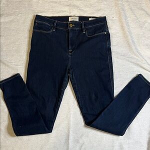 Frame Denim Dark Blue Women's Skinny Jeans